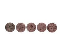 FONDOTIN Pack de 5 Pierres Volcaniques pour Sauna en Roche de Lave, Génération de Vapeur, Entretien Facile, Adapté pour Sauna Vapeur Traditionnel en Extérieur