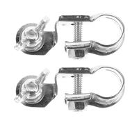 FONDOTIN Paire de Connecteurs de Bornes de Batterie pour Voiture Clips Métalliques Universels à Haute Conductivité Résistance à la Corrosion Système de Déconnexion Rapide Accessoires