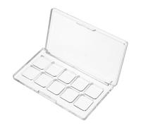 FONDOTIN Palette Maquillage Rechargeable Transparente Compartiments Boîte Rangement Cosmétiques pour Ombres à Paupières Rouges à Blush et Peinture Aquarelle