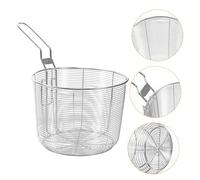 FONDOTIN Panier Acier Inoxydable Rigide à Maille Fine pour Filtrer Pâtes et Aliments Passoire Cuisine Réutilisable avec Crochet Suspendu Panier Vidange Multifonction pour Usage Domestique