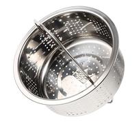 FONDOTIN Panier Vapeur Inox pour Légumes et Viande Insert Vapeur pour Autocuiseur Électrique Séparateur Riz et Eau et Uniforme