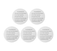 FONDOTIN Patch De Réparation TPU Étanche pour Produits Gonflables Kit De Réparation D'auvent Et Gonflable 5 Pièces Transparent Autocollant Adhésif Pratique Polyvalent pour Tentes Canoës Bateaux