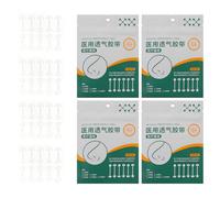 FONDOTIN Patchs Remodelage du Nez D'haltère Transparent 200 Pcs - Bandes Auto-adhésives pour Rétrécissement des Ailes du Nez - Appareil Nasal Discret et Flexible pour Modelage