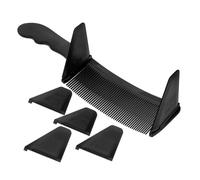 FONDOTIN Peigne de Coupe Incurvé en Plastique Petit Taille Professionnel Homme Coiffure Salon Guidage Réglable pour Coupe de Cheveux Homme Barbe