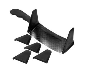 FONDOTIN Peigne de Coupe Incurvé en Plastique Petit Taille Professionnel Homme Coiffure Salon Guidage Réglable pour Coupe de Cheveux Homme Barbe