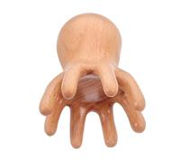 FONDOTIN Peigne de Massage pour Chevelu Bois de Hêtre Masseur Tête Design Pieuvre à Branches Outil Portable pour Spa Capillaire et Relaxation Quotidienne