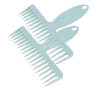 FONDOTIN Peigne Ménager pour Cheveux 2 Pièces en PP avec Manche Confortable Outil de Nettoyage pour Brosse à Poussière et Balai pour Salon de Coiffure