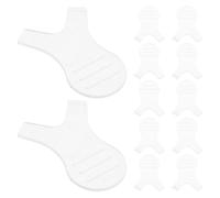 FONDOTIN Peignes en Y Transparents pour Rehaussement de Cils - Lot de 50 Outils en Plastique 45X32 CM Brosses Professionnelles pour Permanente et Maquillage Semi-Permanent Accessoire