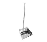 FONDOTIN Pelle à Poussière Acier Inoxydable Épais Ouverture et Capacité Outil de Nettoyage Maison Pratique pour Cuisine et Déchets