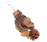 FONDOTIN Perchoir en Corde pour Perroquet Grand Jouet pour Oiseaux Jouets pour Perroquets Cage À Cloche Accessoires pour Oiseaux