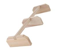 FONDOTIN Perchoir en pour Poules Support Debout Multifonctionnel 1 Pièce Jouet pour Oiseaux Aire de Jeux pour Animaux de Compagnie sans Danger et Naturel