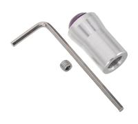 FONDOTIN Pieds de Fourche pour Diapason en Alliage 12 MM avec Base en Améthyste Naturelle Violet Accessoire pour Yoga et Thérapie Sonore Massage Facial et Relaxation Holistique