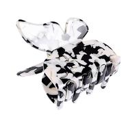 FONDOTIN Pince à Cheveux Griffes Universelles Grand Format en Acétate Effet Lait pour Femmes Coiffure Élégante Usage Quotidien Accessoires Capillaires