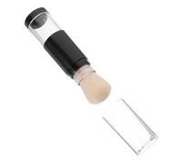 FONDOTIN Pinceau Poudre Rechargeable Compact avec Réservoir Intégré pour Fond de Teint Brosse de Maquillage de Voyage Pratique et Facile à Remplir Accessoire Beauté Portable pour Retouches