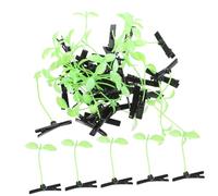 FONDOTIN Pinces à Cheveux Pousse De Haricot Lot De 40 Vert Confortables Pour Filles Fêtes Et Usage Quotidien