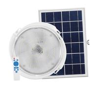 FONDOTIN Plafonnier LED Solaire Économie Énergie Lumineux pour Salon Balcon Couloir Lampe de Plafond Moderne à Lumière Transparent Éclairage Intérieur Automatique