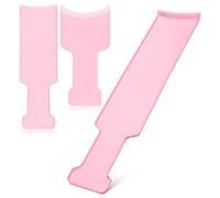 FONDOTIN Planche de Balayage Capillaire 3 Pièces Petites Moyennes Grandes Tailles Outils de Teinture Cheveux Professionnels Dents Arrondies Utilisation Polyvalente pour Coiffeurs et DIY