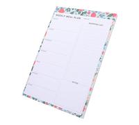 FONDOTIN Planificateur Magnétique Repas Pages avec Carnet Courses Détachable Bloc-notes Aimanté pour Frigo Organiseur Menu Hebdomadaire pour Famille et Professionnels Occupés