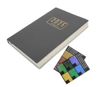 FONDOTIN Planner Portable avec Intercalaires Mensuels Carnet de Notes Organisé pour Étudiants Bureau et Voyage Agenda Multifonction Pratique