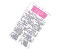 FONDOTIN Plaque à Ongles 100 Pièces Modèle D'ongle Accessoire De Manucure Blanc Facile à Appliquer Pour Décorations