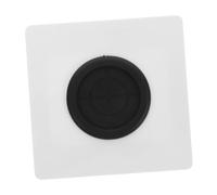 FONDOTIN Plaque Murale Blanche Type avec Trou de Sortie et Œillet Protecteur Cache Câbles pour Prise Panneau Vierge Personnalisable Installation Facile et Gestion Ordonnée des Fils