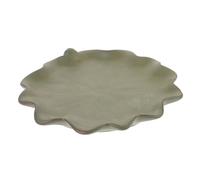 FONDOTIN Plateau en Feuille De Lotus pour Plaque De Plante Plantes en Plein Air Herbe Bonsaï Soucoupe Usine Un Bonsai Plateau De Jardinière De Plein Air Green Céramique