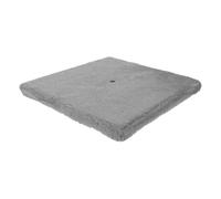 FONDOTIN Plateforme de Remplacement pour Arbre à Chat Gris avec Bords Arrondis Base Antidérapante pour Poteau à Griffer Support Robuste pour Griffoir Intérieur Installation Facile sans