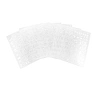 FONDOTIN Pochoirs de Peinture en Plastique 8 Pièces Alphabet, Chiffres et Symboles Moules à Lettres et Chiffres pour Loisirs Créatifs, Scrapbooking et Décoration DIY sur Bois et Murs