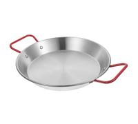 FONDOTIN Poêle à Acier Inoxydable Antiadhésive pour Poulet Frit et Pâtes Italiennes Accessoire de Cuisine Pratique pour Maison et Restaurant