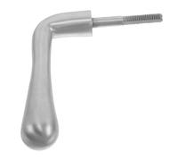 FONDOTIN Poignée de Cheminée en Métal Résistant la Chaleur Poignée à Ressort Antidérapante pour Poêle à Bois Compatible pour Porte de Foyer Accessoire Maison et Chauffage