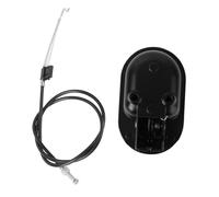 FONDOTIN Poignée de Rechange pour Fauteuil Inclinable Alliage Aluminium Noir Levier de Déverrouillage Facile à Installer pour et Chaise Relax