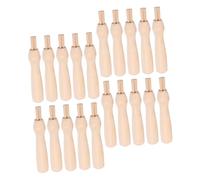 FONDOTIN Poignées pour Aiguilles à Feutrer en Bois 20 Pièces, Porte-aiguilles Ergonomique, Fournitures de Feutrage pour Laine, Outils de Feutrage Portables pour Loisirs Créatifs à Domicile