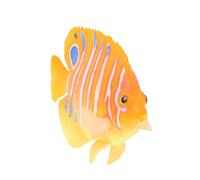 FONDOTIN Poisson Décoratif Aquariophilie Plastique Écologique Simulation Angelfish Réaliste pour Aquarium Ornement Facile à Entretenir sans Pollution de Eau