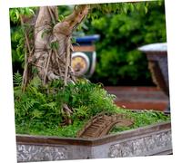 FONDOTIN Pont Bois Miniature Arc pour Décoration De Jardin Zen Et Scène Miniature Bois Naturel Robuste