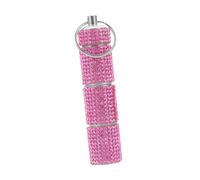 FONDOTIN Porte-clés Pilulier Métal avec Compartiments Séparés Étui à Pilules Portable et pour Voyage Organisateur de Vitamines Pratique et Élégant