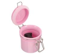 FONDOTIN Pot de Stockage Protection Étanche et Anti-fuite 200ml en Plastique Rose pour Colle à Cils pour Salon et Usage à Domicile