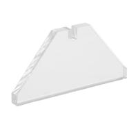 FONDOTIN Présentoir à Couteaux Transparent en Acrylique Support Stable Antidérapant pour Couteaux Cuisine et Fruits Plateau de Rangement Polyvalent pour Organisation Plan de Travail