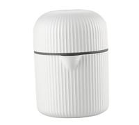 FONDOTIN Presse-agrume Manuel Portable pour Oranges et Citrons Extracteur de Jus Fruit Compact et avec Filtre Intégré pour Cuisine Camping et Voyage Facile à Utiliser Blanc