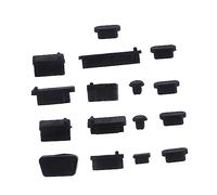 FONDOTIN Protecteur De Prise pour Ordinateur Portable en Silicone, Bouchon Anti-poussière Réutilisable Et Lavable, pour Protéger Les Ports De Charge Et Prolonger La Durée De Vie De Votre