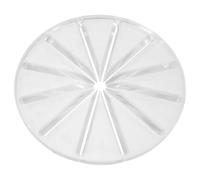 FONDOTIN Protection Anti-Éclaboussures Transparente pour Bol Mélangeur Racleur Accessoire Compatible Batteur à Main Déflecteur pour 6 Fils Adapté Pâtisserie Cuisine