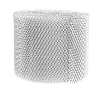 FONDOTIN Protection Anti-Feuilles pour Gouttière en Alliage d'Aluminium 127 CM X 122 M - Grille Métallique Coupe-Débris pour Toiture - Filtre Solide Feuilles Aiguilles et Gravillons