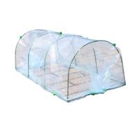 FONDOTIN Protection Jardin Bâche Plastique avec Arceau pour Serre de Plantes Extérieure Couverture Imperméable et Résistante Neige pour Fleurs Tomates et Légumes Support Acier Plastifié