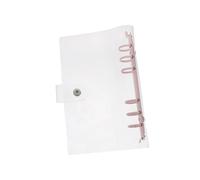 FONDOTIN Protège Cahier Transparent PVC pour Voyage Carnet à Mobiles et Portable Organiseur de Notes Pratique pour Étudiants et Bureau