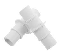 FONDOTIN Raccord de Tuyau pour Aspirateur de Piscine 2 Pcs Adaptateur 1-1/4 et 1-1/2 en Plastique Blanc Connexion Flexible pour Pompe de Filtration Remplacement Tuyau Piscine Hors Sol