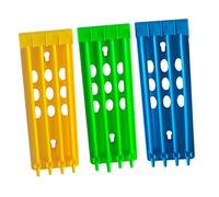 FONDOTIN Râtelier à Anneaux pour Pigeons Voyageurs Multifonction, Support Plastique Solide, 3 Pièces, Rangement Organisé pour Élevage et Dressage D’Oiseaux, Usage Avicole Professionnel