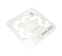 FONDOTIN Règle de Couture Acrylique Transparente Multi-fonction avec Gabarit Creux pour Patchwork Quilting et Bricolage Outil pour Travaux de Couture et Embroidery