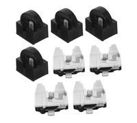 FONDOTIN Relais De Démarrage Pour Mini-frigo Ptc Protecteur Thermique De Surcharge, Kit 1 Pied 4.7 Ohm, Adapté Pour Réfrigérateur, Congélateur Et Camping-car, Lot De 4 Set De Sets