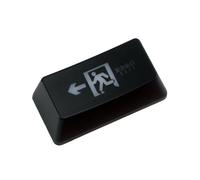 FONDOTIN Replacement Mechanical Keyboard Enter Keycap Backspace Shine Through Pattern Original Height Matte Finish Engraving Unique See Through Design for Enthusiasts