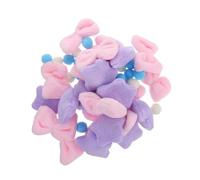 FONDOTIN Rideaux pour Porte Peluche avec Nœuds Et Étoiles Guirlande Suspendue Mignonne Décoration Murale Kawaii pour Chambre De Fille