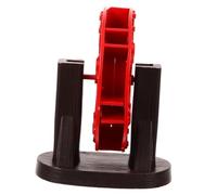 FONDOTIN Roue à Eau Rotative Décorative pour Aquarium Fontaine Accessoire Zen pour Bassin Ornemental Kit Rouge
